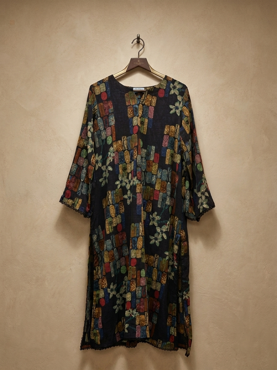 Formal Kaftan Shirt Blue image 1