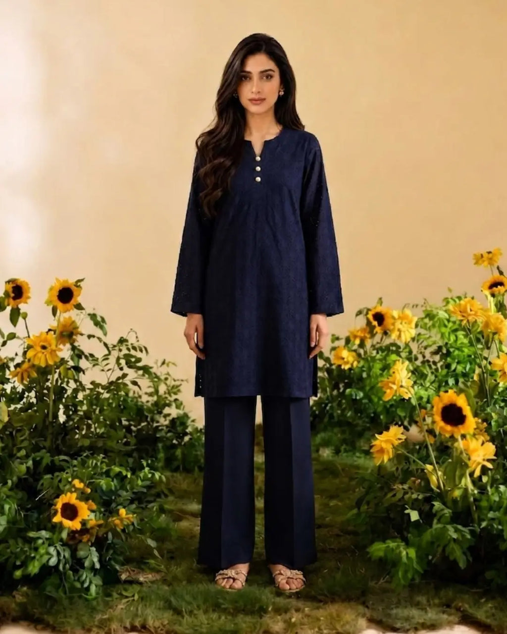 Chickenkari Co-ord Navy - L image