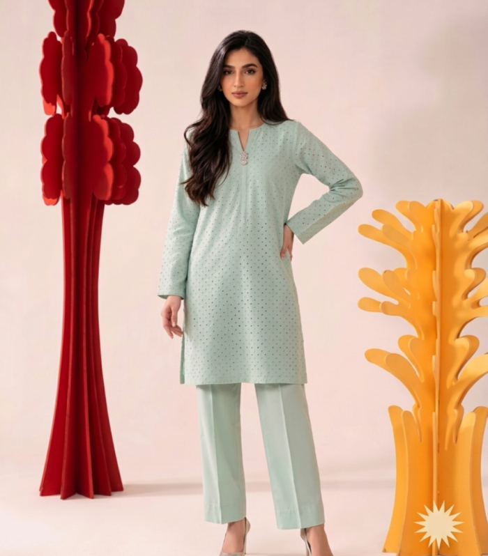 Chickenkari Co-ord Mint Green
