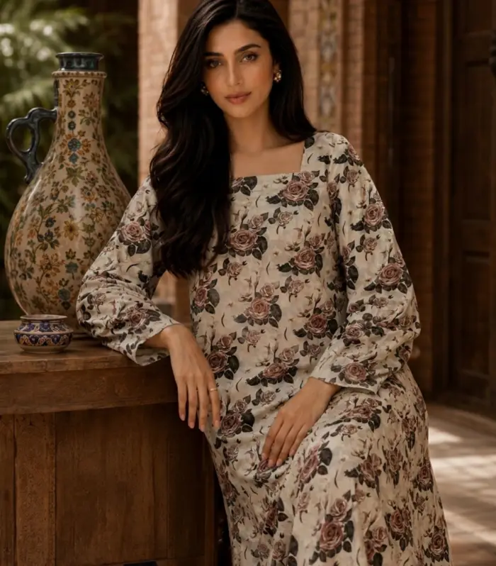 Partywear Frock White