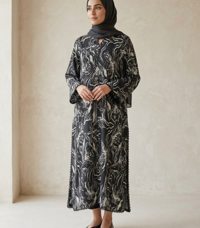 Formal Kaftaan Shirt Black