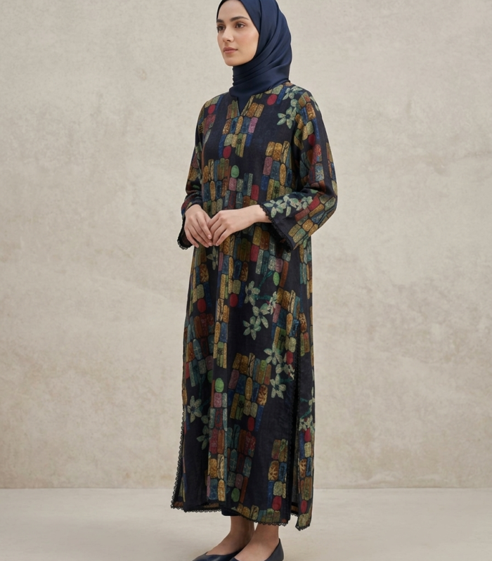 Formal Kaftaan Shirt Blue