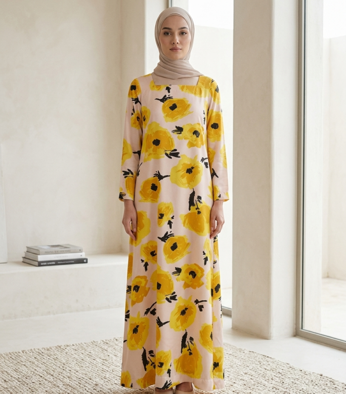 Formal Kaftaan Shirt Yellow